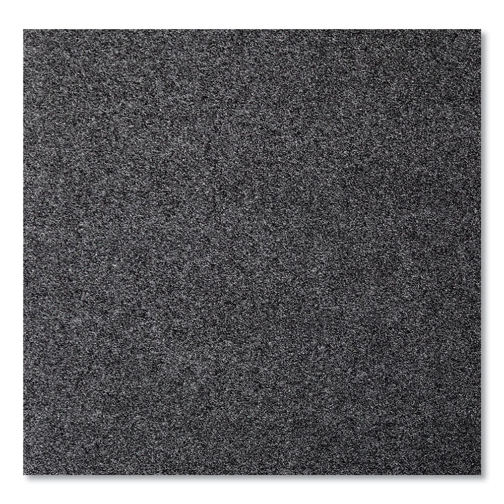 CROWN MATS & MATTING ET0034CH EcoStep Wiper Mat, Rectangular, Charcoal Gray Cut Pile Surface, 36" x 48"
