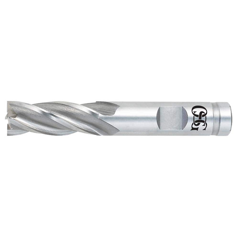 OSG 5407400 Square End Mill:  2" Shank Dia, 5.75" OAL, 4 Flutes, Cobalt