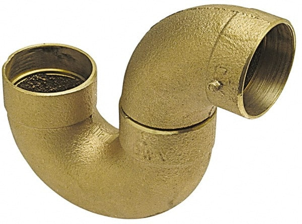 NIBCO E565250 Drain, Waste & Vent Trap: 1-1/4" Fitting, C, Cast Copper