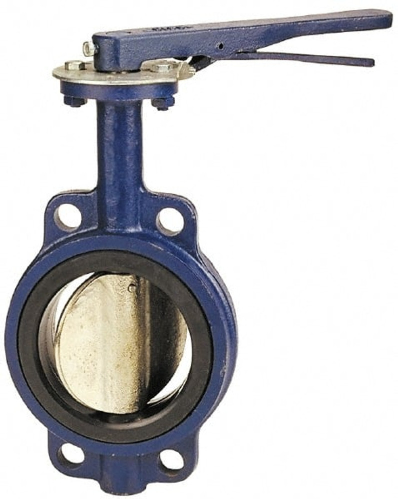 NIBCO NLJ340F Manual Lug Butterfly Valve: 3" Pipe, Lever Handle