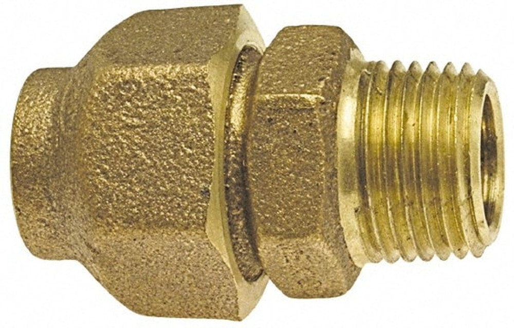 NIBCO 6031850 Cast Copper Pipe Flared Adapter: 1/2" Fitting, FL x M