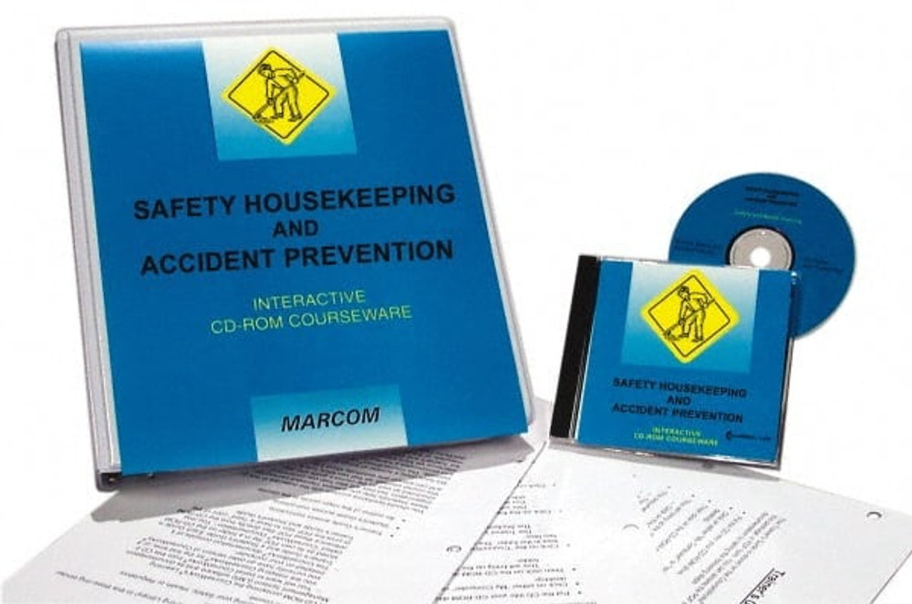 Marcom C000SHK0ED Safety Housekeeping and Accident Prevention, Multimedia Training Kit