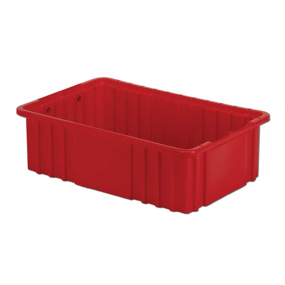 LEWISBins+ NDC2050 RED Polyethylene Dividable Storage Tote: 40 lb Capacity