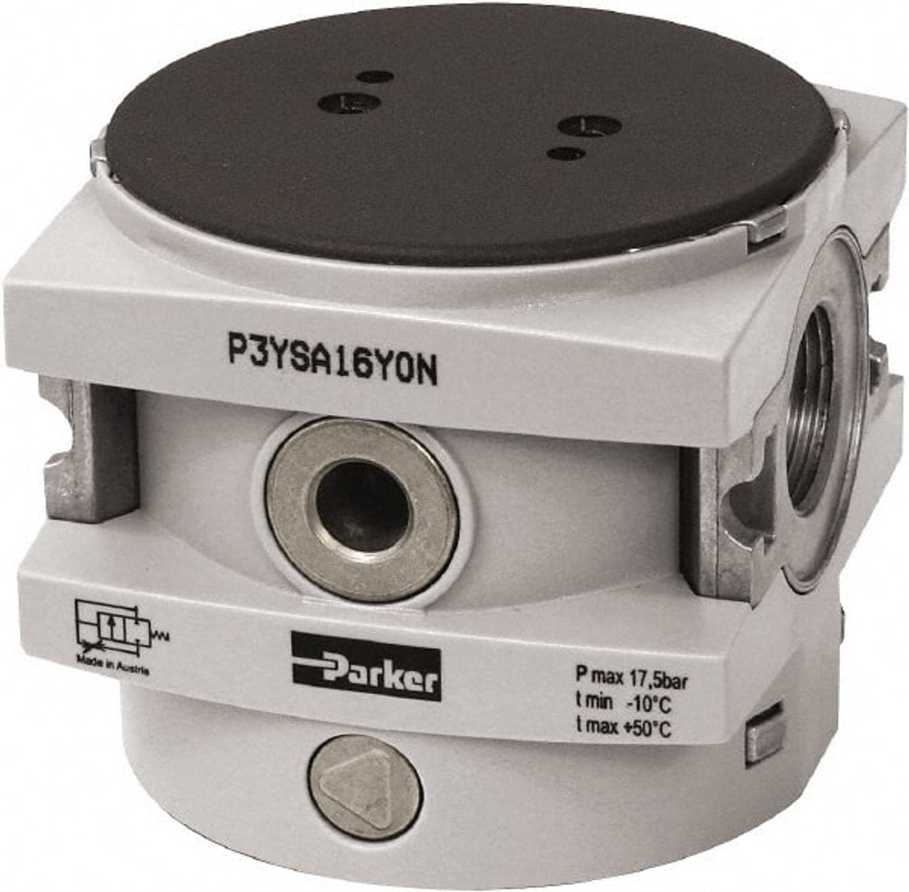 Parker P3YTA96SCNA2CN FRL Solenoid Operated Soft Start/Quick Dump Valve: 3/4" Port, Use with Parker P3Y Filter, Regulator & Lubricator