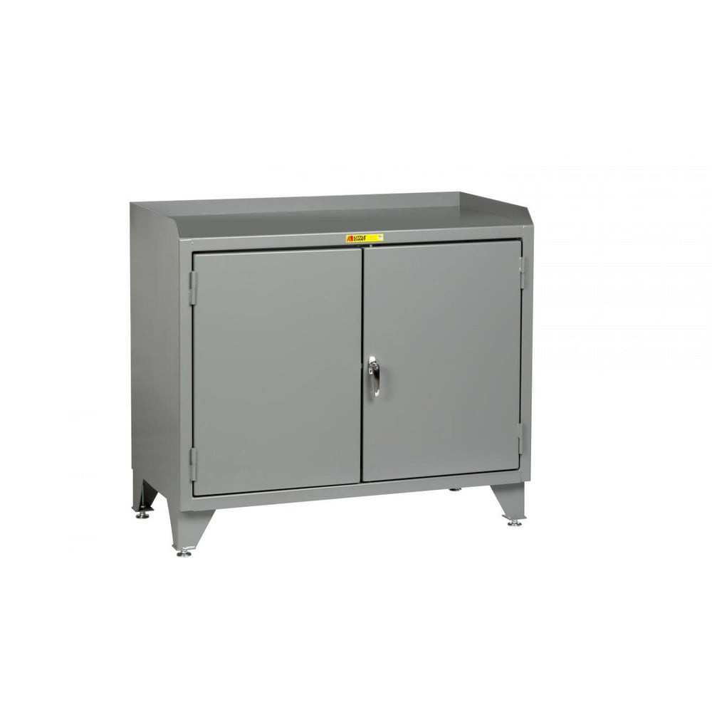 Little Giant. MHP3-LL-2D-2436 Stationary Security Workstation: 36" Wide, 24" Deep, 43" High