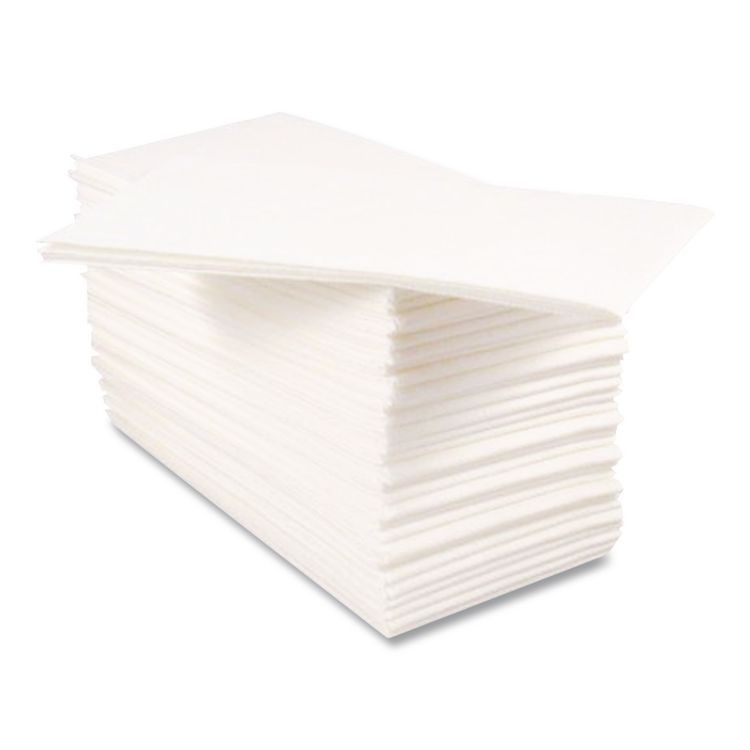 HOFFMASTER 066038 Dinner Napkins, 2-Ply, 15 x 17, White, 300/Carton