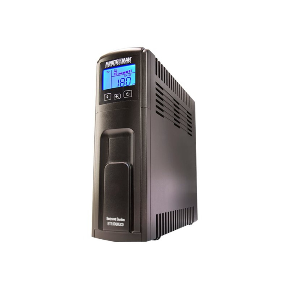 MINUTEMAN ETR1000LCD  AVR 1000VA 5-Bat/5-Surge USB Uninterruptible Power Supply