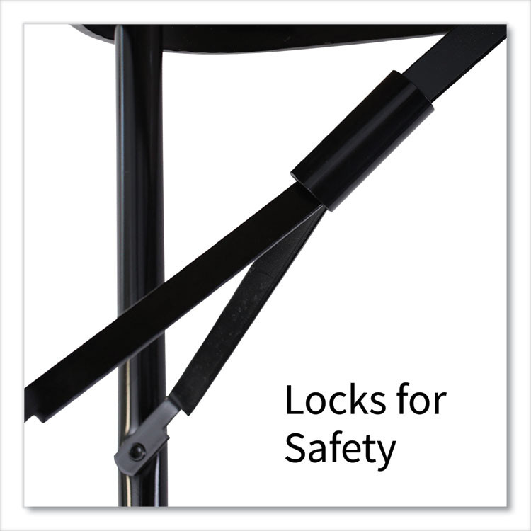 CORRELL, INC. RA3072294P Adjustable Folding Tables, Rectangular, 72" x 30" x 22" to 32", Green Top, Black Base, 4/Pallet