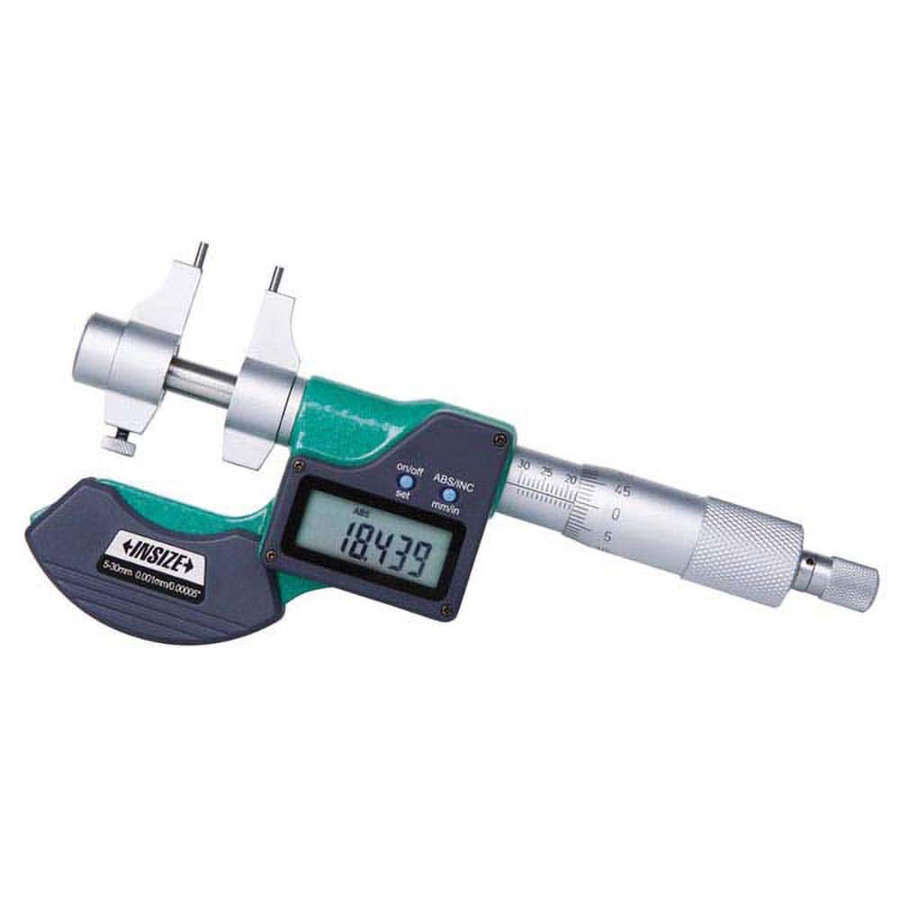 Insize USA LLC 3520-30E Electronic Inside Micrometer: 0.2000 to 1.2000" (5.00 to 30.00 mm)