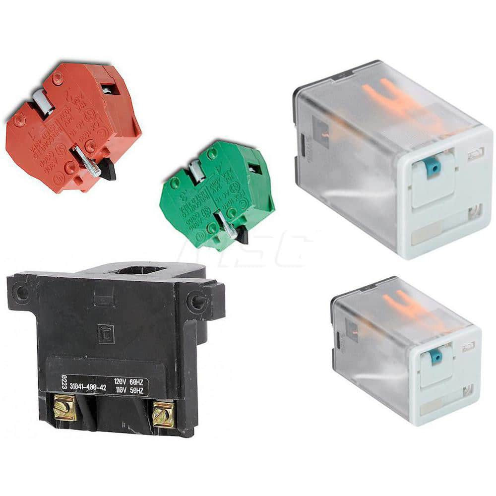 LearnLab H BUG KIT-1718 Electrical Training Systems; Type: Electrical Bugging ; Includes: NEMA Motor Starter Coil; 2 Ice Cube Relays; 2 Contact Blocks ; For Use With: Electrical Controls Training System