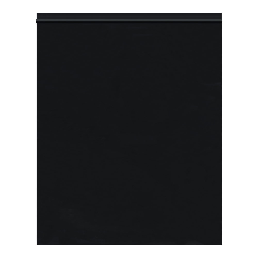 B O X MANAGEMENT, INC. PB3655BK Partners Brand 2 Mil Colored Reclosable Poly Bags, 10in x 12in, Black, Case Of 1000