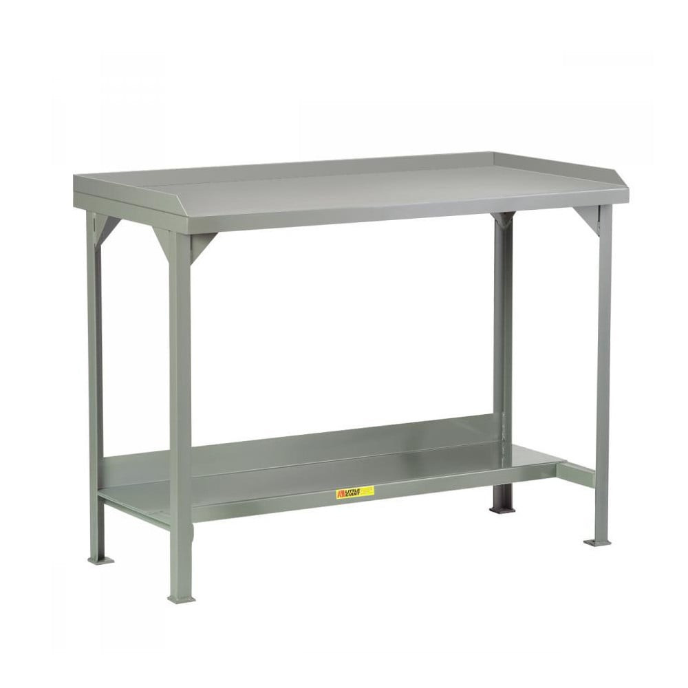 Little Giant. WSL2-3072-AH Stationary Heavy-Duty Workbench: Powder Coated Gray