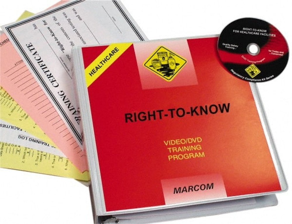 Marcom V000RHC9EO Right to Know for Healthcare Facilities, Multimedia Training Kit