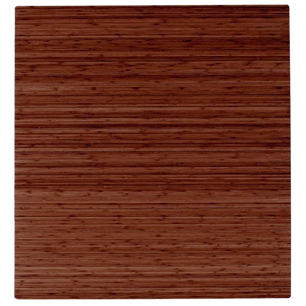 GFH ENTERPRISES INC. Anji Mountain AMB24051  Roll-Up Chair Mat, Rectangular, 52in x 48in, Walnut