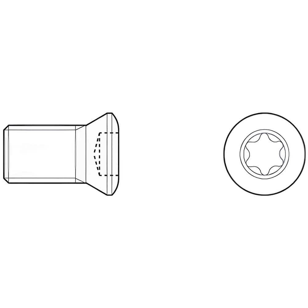 Kyocera TPC01938 Insert Screw for Indexables: Torx, M4.5 x 0.75 Thread