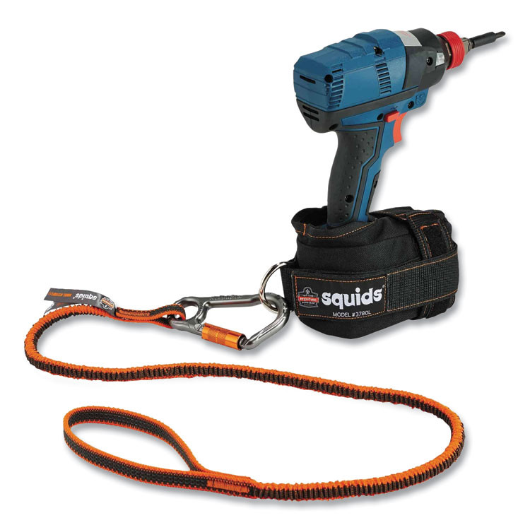 TENACIOUS HOLDINGS, INC. ergodyne® 19653 Squids 3183 Carpenter + Laborer Tool Tethering Kit, Assorted Max Working Capacities, Lengths and Colors