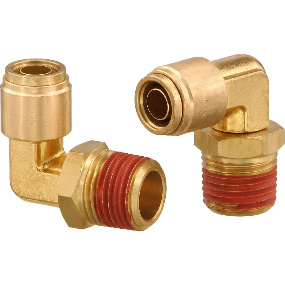 PRO-SOURCE PC69-DOTS-62 Metal Push-To-Connect Tube Fittings; Connection Type: Push-to-Connect x MNPT ; Material: Brass ; Tube Outside Diameter: 3/8 ; Maximum Working Pressure (Psi - 3 Decimals): 250.000 ; Standards: DOT ; Thread Type: NPT