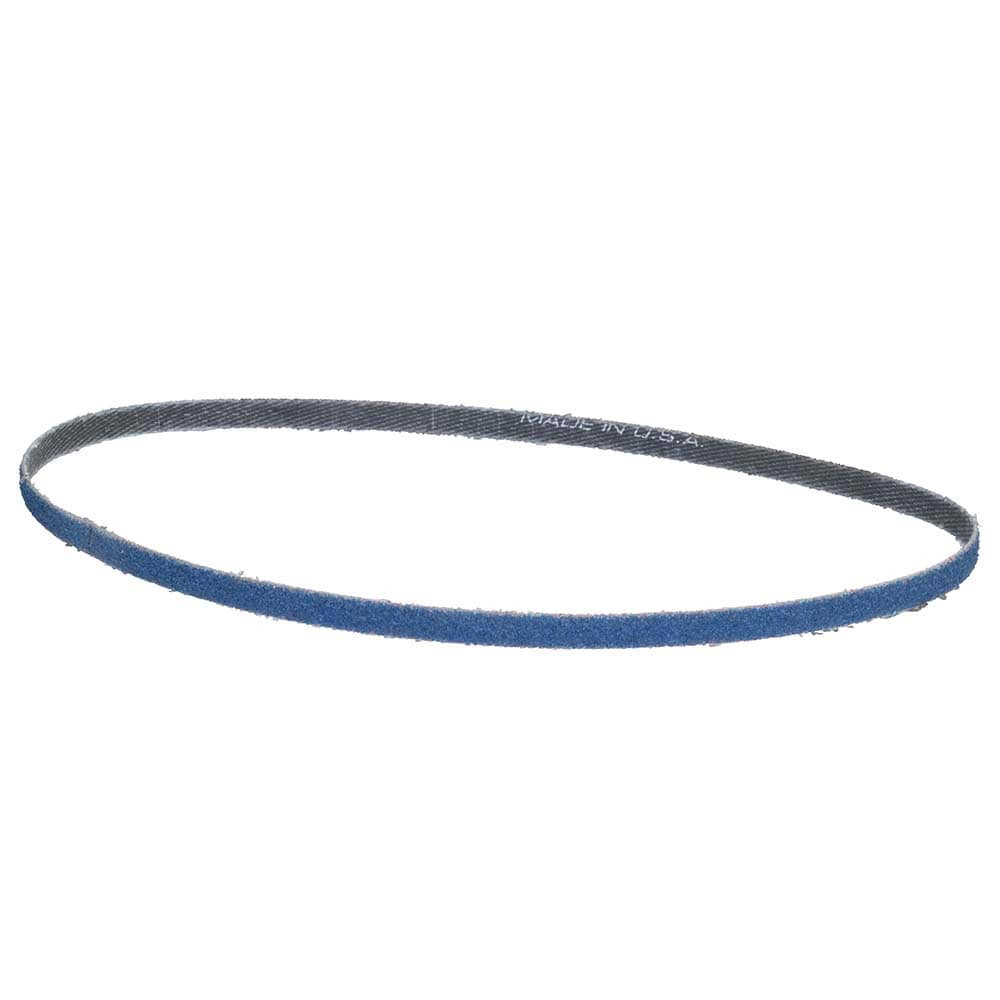 Norton 66254492528 Abrasive Belt:  1/2" Wide, 24" OAL, 40 Grit, Zirconia Alumina