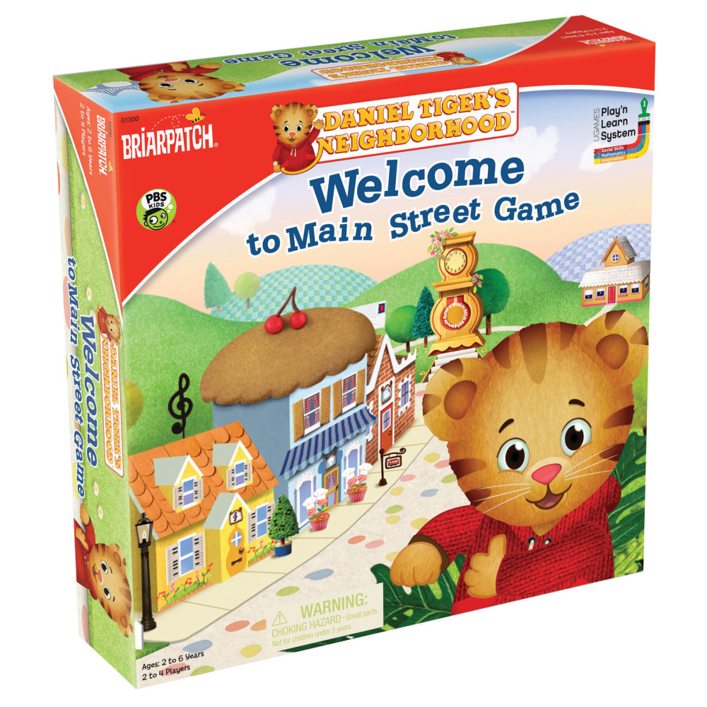 UNIVERSITY GAMES, CORPORATION UG-01350 University Games Briarpatch Daniel Tigers Neighborhood Welcome To Main Street Game