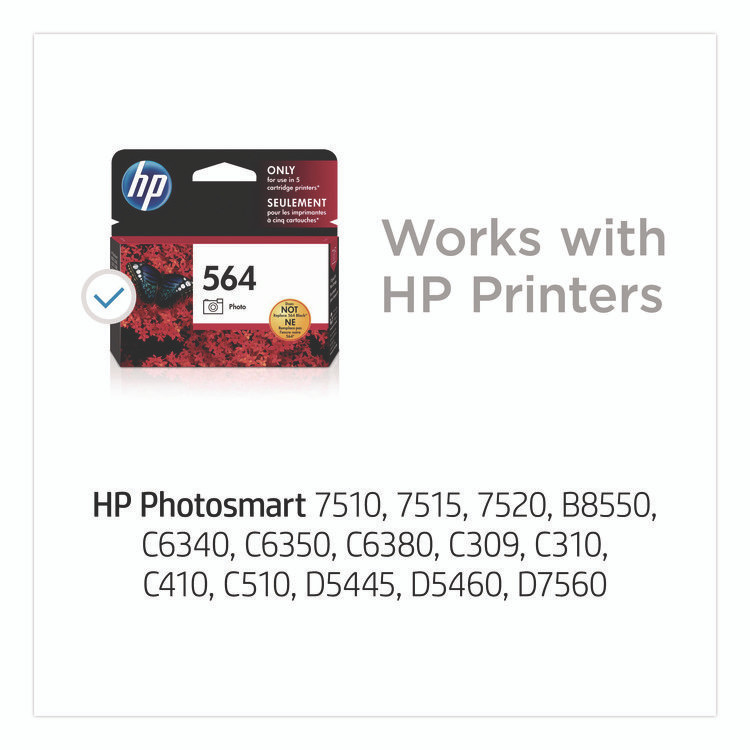HP INC CB317WN HP 564, (CB317WN) Photo Black Original Ink Cartridge