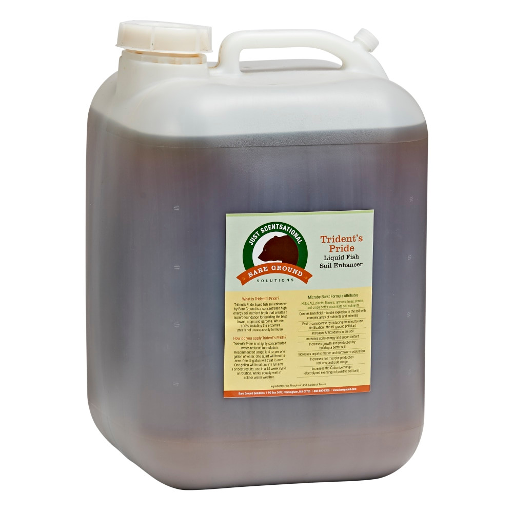 E. BROOKMYER, INC. Just Scentsational TP-5G  Tridents Pride Liquid Fish Fertilizer, 5 Gallons