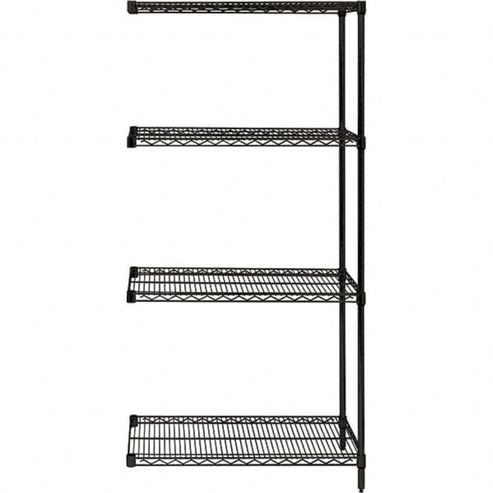 Quantum Storage AD74-2424BK Wire Shelving: Use With 1630 Built-In Combination Lock