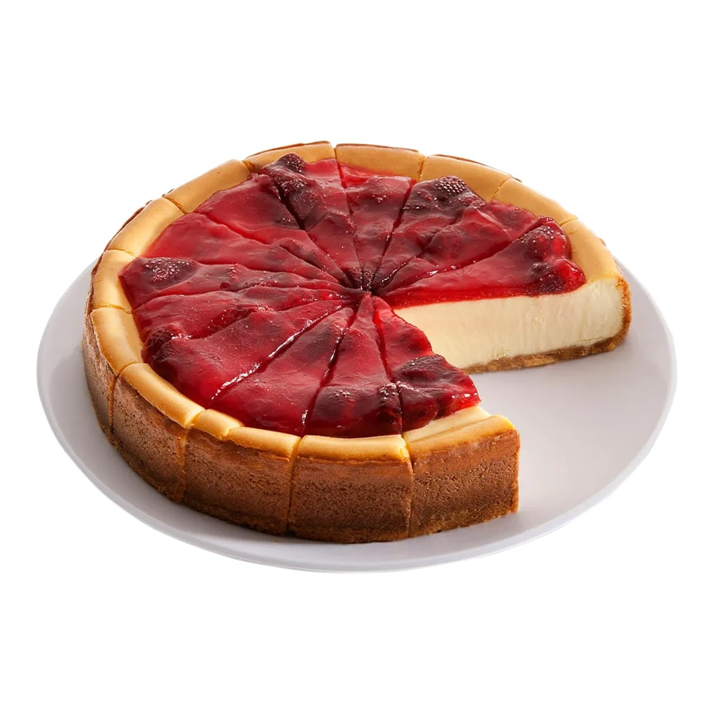 RISE NORTH AMERICA LLC Gourmet Gift Baskets 8032  New York Strawberry-Topped Cheesecake Tray