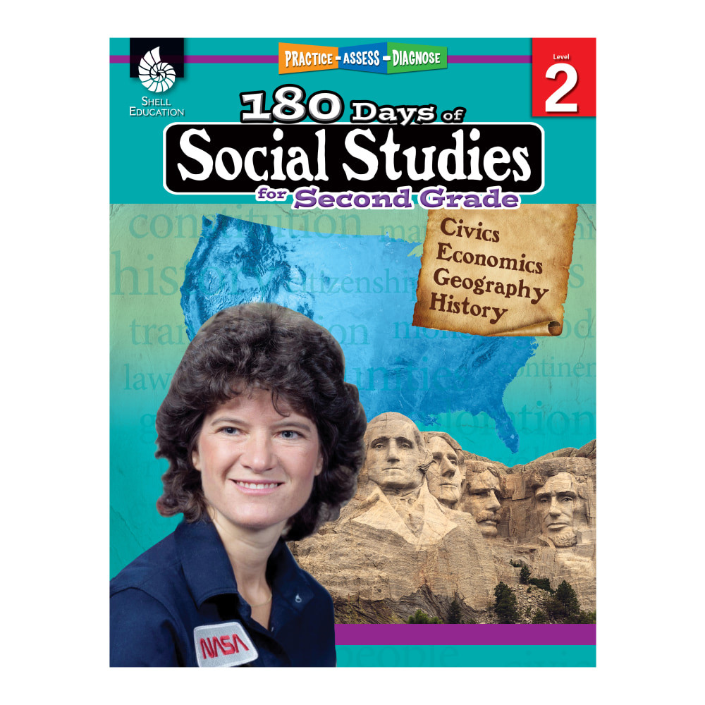 Filled with grade-appropriate content on core social studies disciplines, this product provides students with daily lessons that are engaging and fun. Assessment questions help ensure that kids are on the right track.  Includes topics from the 4 core social studies disciplines: geography, economics, civics and history.  Each week focuses on a grade-appropriate topic from one of the 4 disciplines.  Multiple-choice questions, text-dependent questions and document-based assessments help keep students on track.  Designed for students in grade 2.