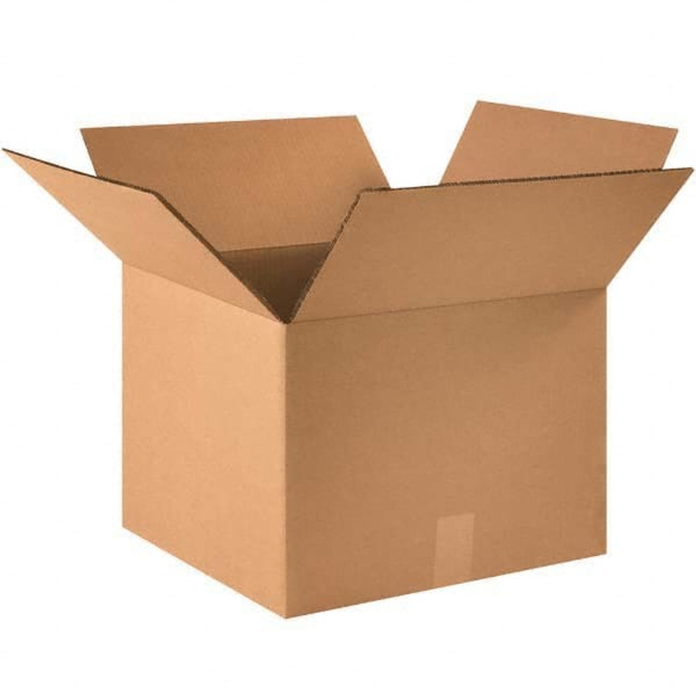 Made in USA HD161614DW Heavy-Duty Corrugated Shipping Box: 16" Long, 16" Wide, 14" High