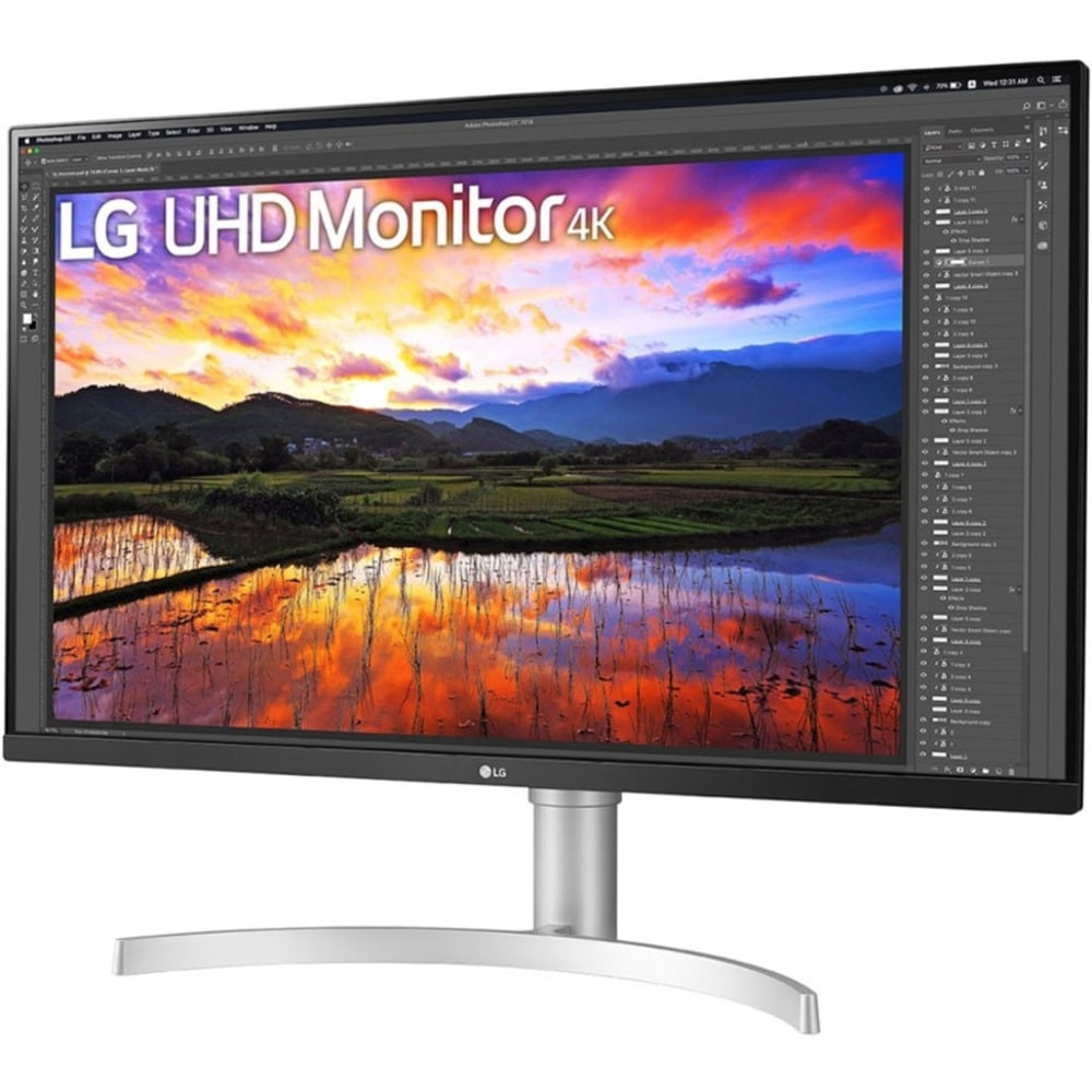 LG ELECTRONICS USA INC 32BN67U-B LG 32BN67U-B 31.5in 4K UHD LED Gaming LCD Monitor - 16:9 - Textured Black - 32in Class - In-plane Switching (IPS) Technology - 3840 x 2160 - 1.07 Billion Colors - FreeSync - 350 Nit Typical, 380 Nit Peak - 5 ms GTG - 