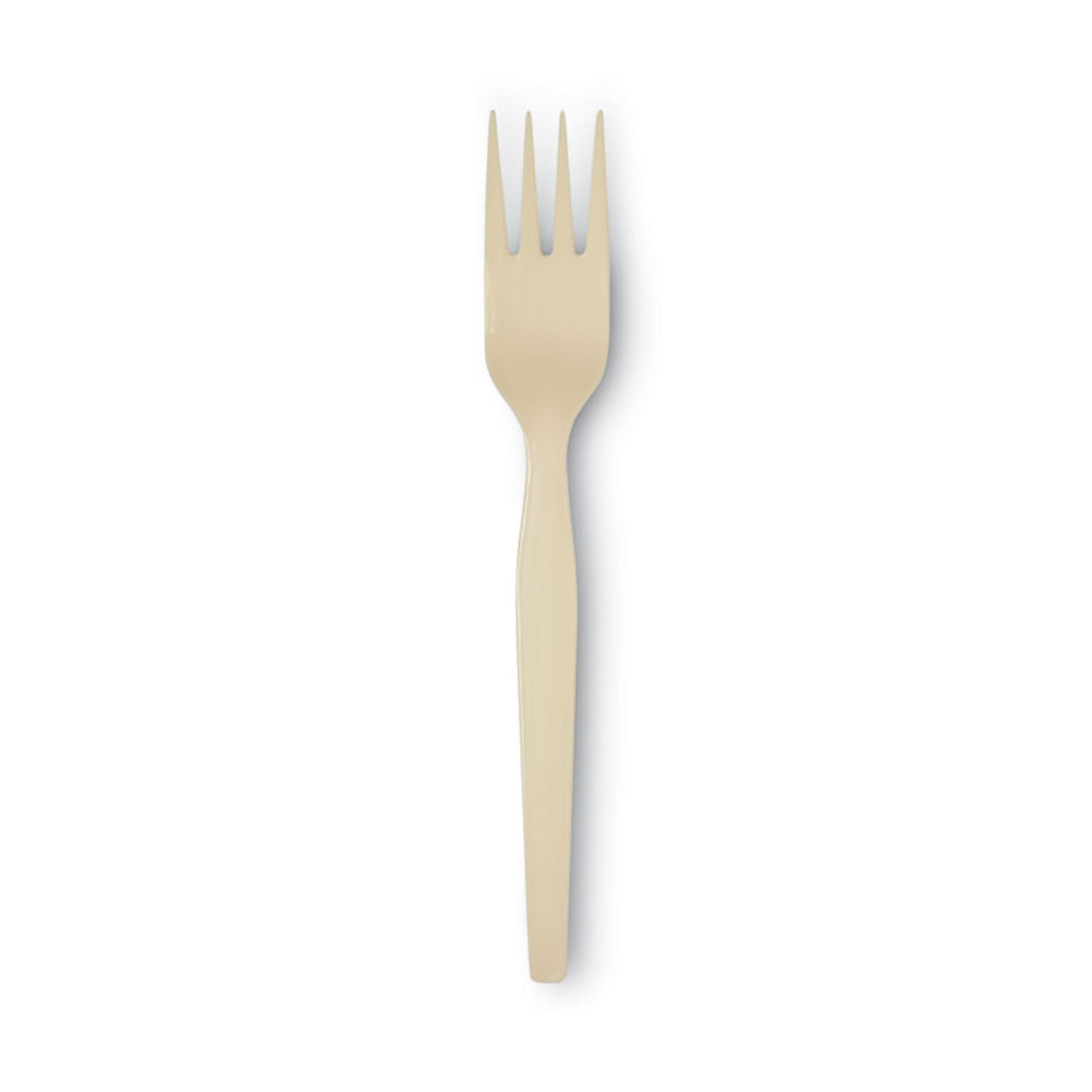 GEORGIA PACIFIC Dixie® SSF11B SmartStock Plastic Cutlery Refill, Series-O, Mediumweight Fork, Beige, 40/Pack, 24 Packs/Carton