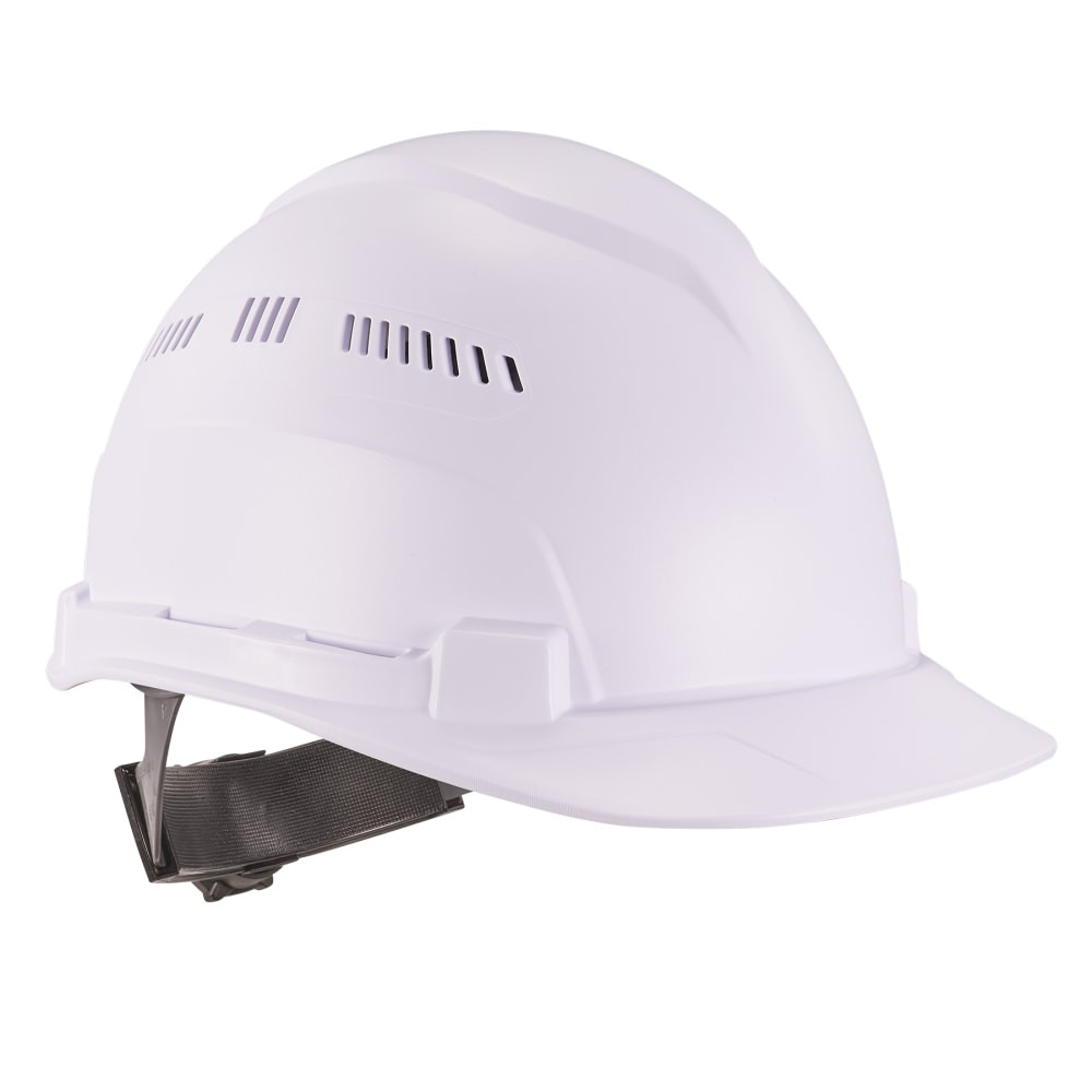 ERGODYNE CORPORATION 60223 Ergodyne Skullerz 8966 Lightweight Cap-Style Vented Hard Hat, White