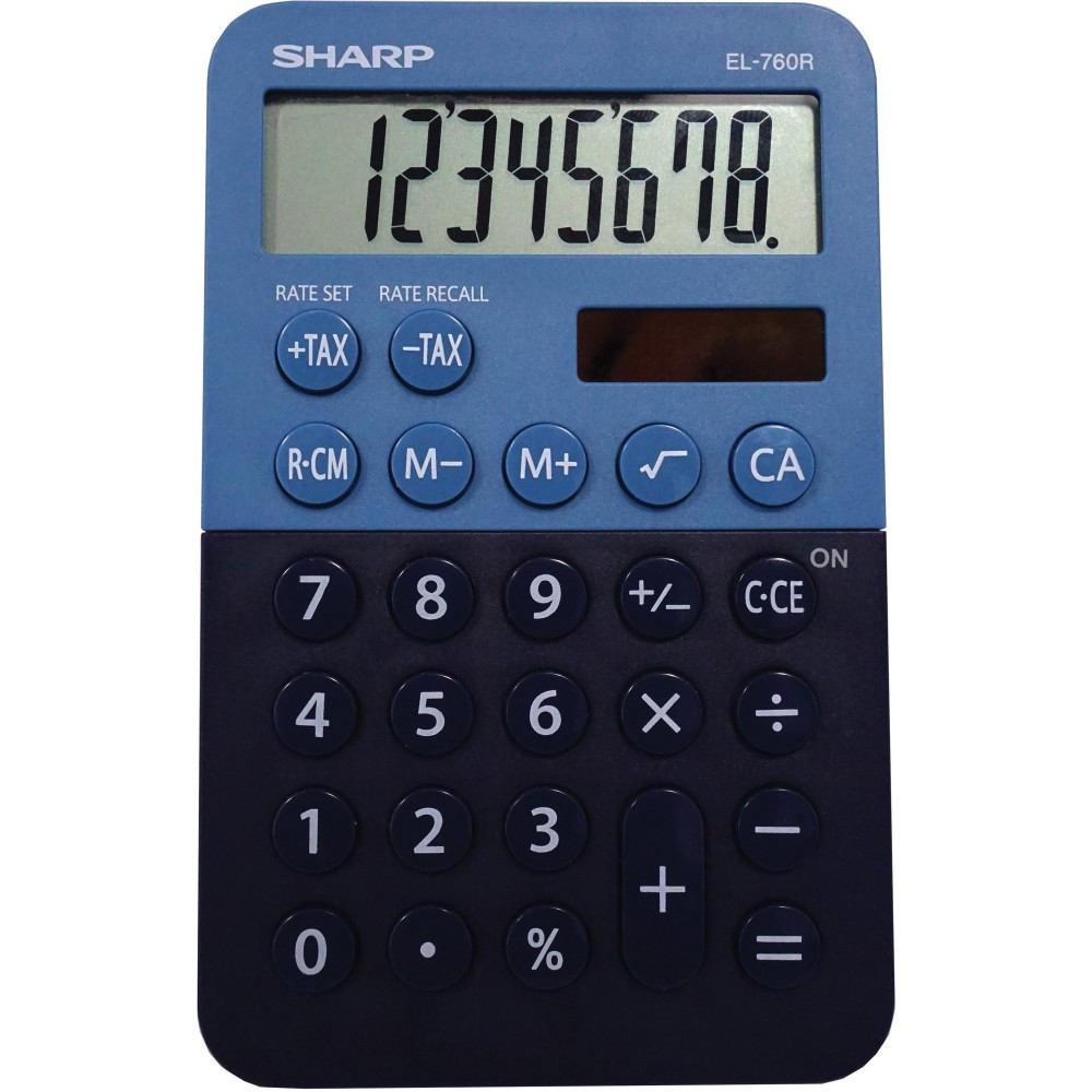 SHARP ELECTRONICS CORPORATION Sharp EL760RBBL  EL-760RBBL Desktop Calculator