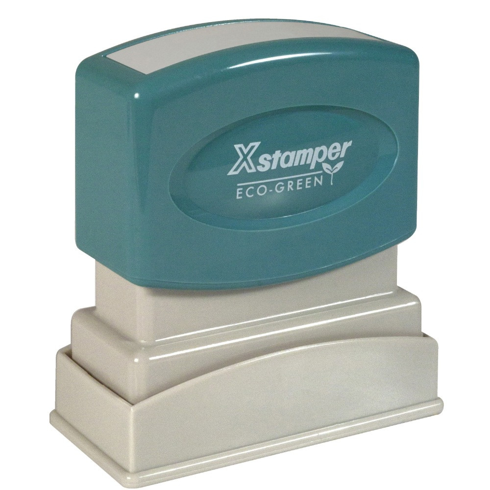 SHACHIHATA INC., (USA) 1008 Xstamper One-Color Title Stamp, Pre-Inked, "Approved", Blue