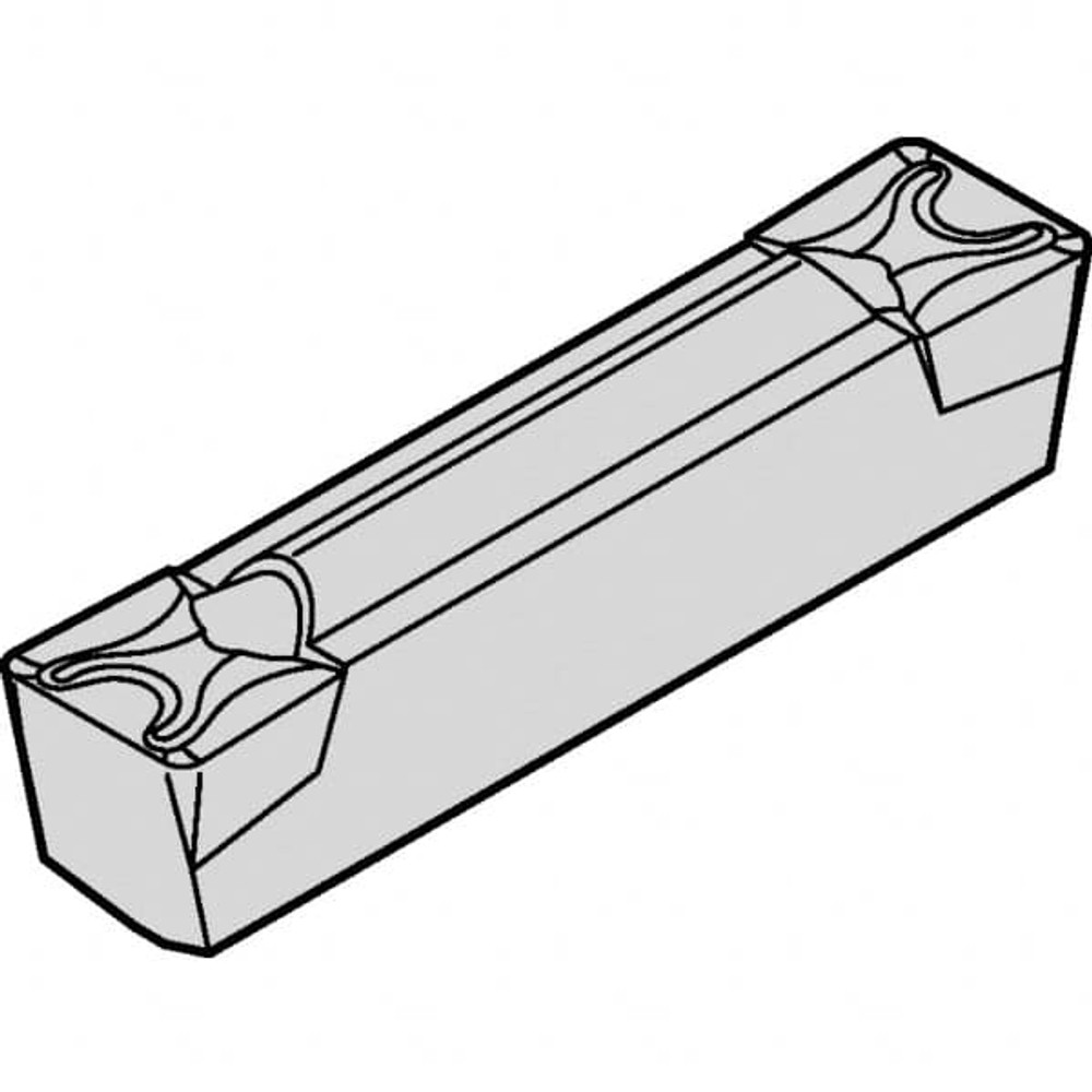 Kennametal 7097839 Grooving Inserts; Insert Style: A4G ; Insert Size Code: 3 ; Cutting Width (Decimal Inch): 0.1250 ; Cutting Width (mm): 3.180 ; Insert Hand: Neutral ; Maximum Depth of Cut (Decimal Inch): 0.1340