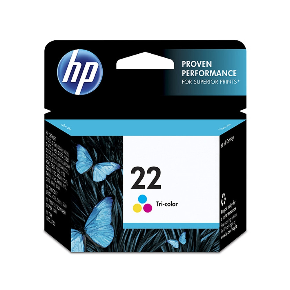 HP INC. C9352AN HP 22 Tri-Color Ink Cartridge, C9352AN