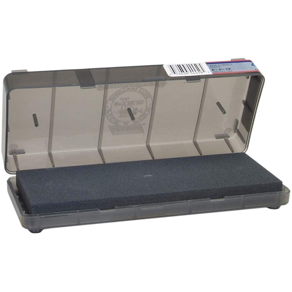 Norton 61463654459 Sharpening Stone: 1/2'' Thick, Rectangle, Silicon Carbide