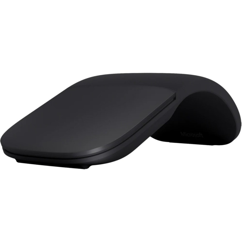 MICROSOFT CORPORATION Microsoft FHD-00016  Arc Mouse (Black) - BlueTrack - Wireless - Bluetooth - 2.40 GHz - Black - 1000 dpi - Scroll Plane - 2 Button(s)