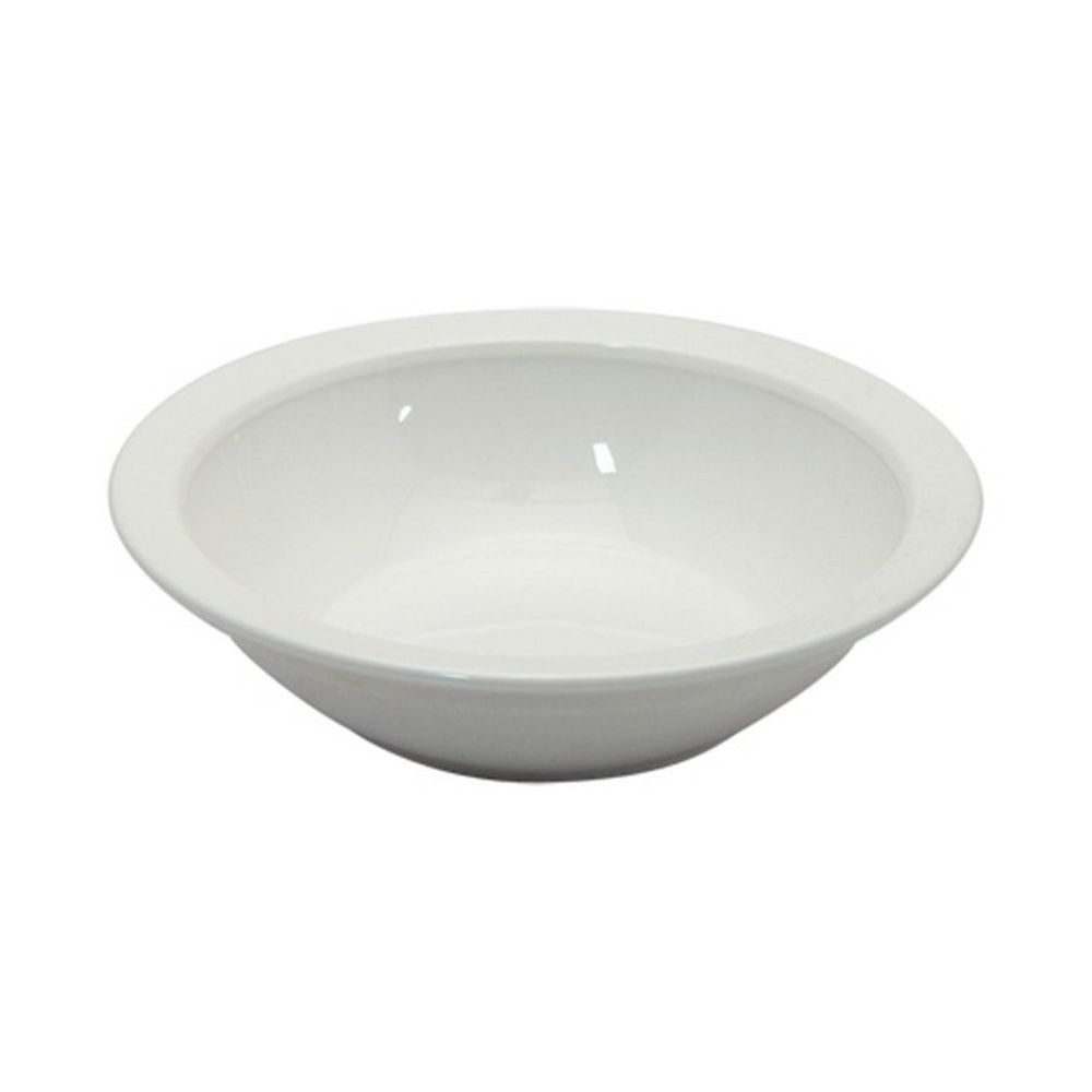 Enjoy your morning grapefruit in this Cambro Camwear Bowl. The scratch-resistant polycarbonate material boasts a non-porous surface and a glossy finish for a classic look.  Made of scratch-resistant polycarbonate for durability.  Non-porous surface features a smooth, glossy finish.  NSF-certified design.  Measures 1-1/2in x 6in with a 10.9-oz capacity.  This product contains a warning in accordance with California Proposition 65.