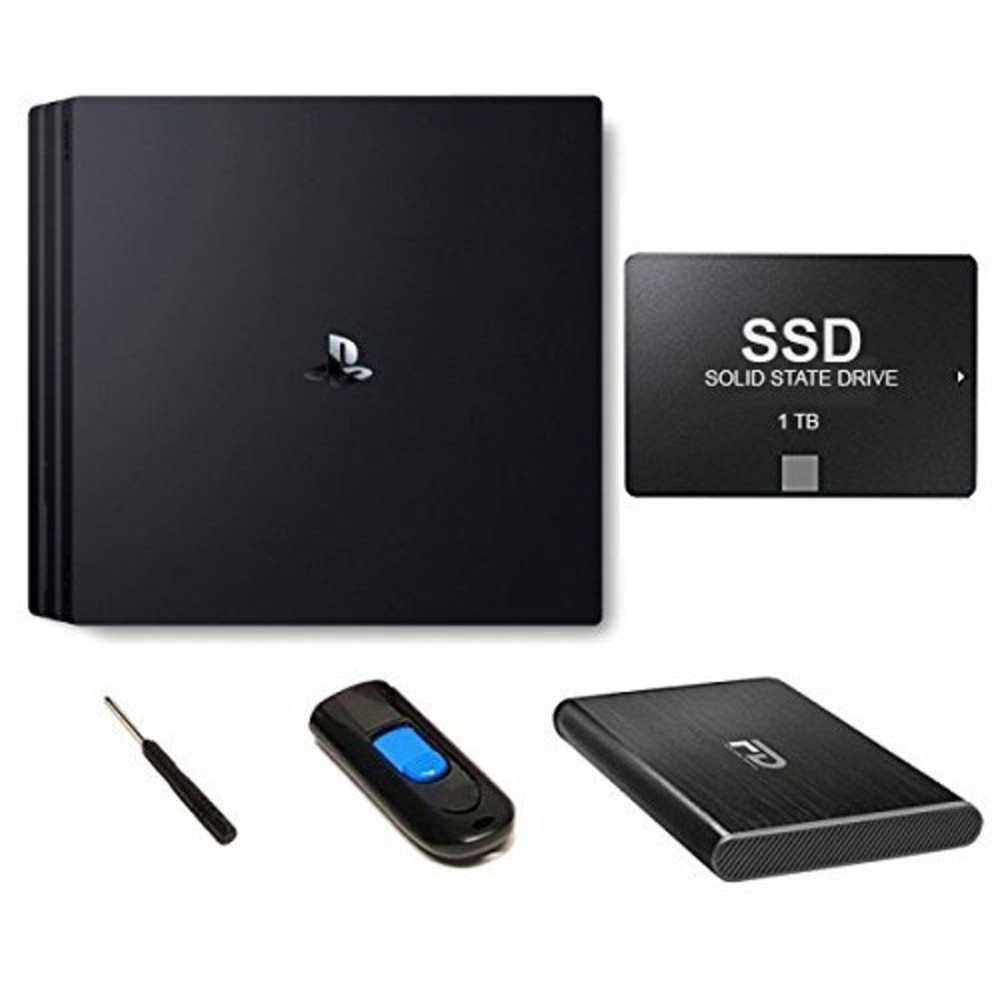 MICRONET TECHNOLOGY INC PS4-1TB-SSD Fantom Drives FD 1TB PS4 Solid State Drive SSD - All in One Easy Upgrade Kit