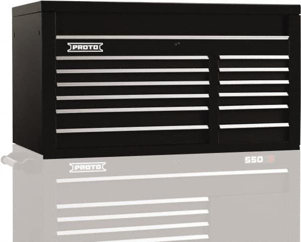 Proto J555027-12BK Tool Chest: 12 Drawers, 25-1/4" OAD, 27" OAH, 50" OAW