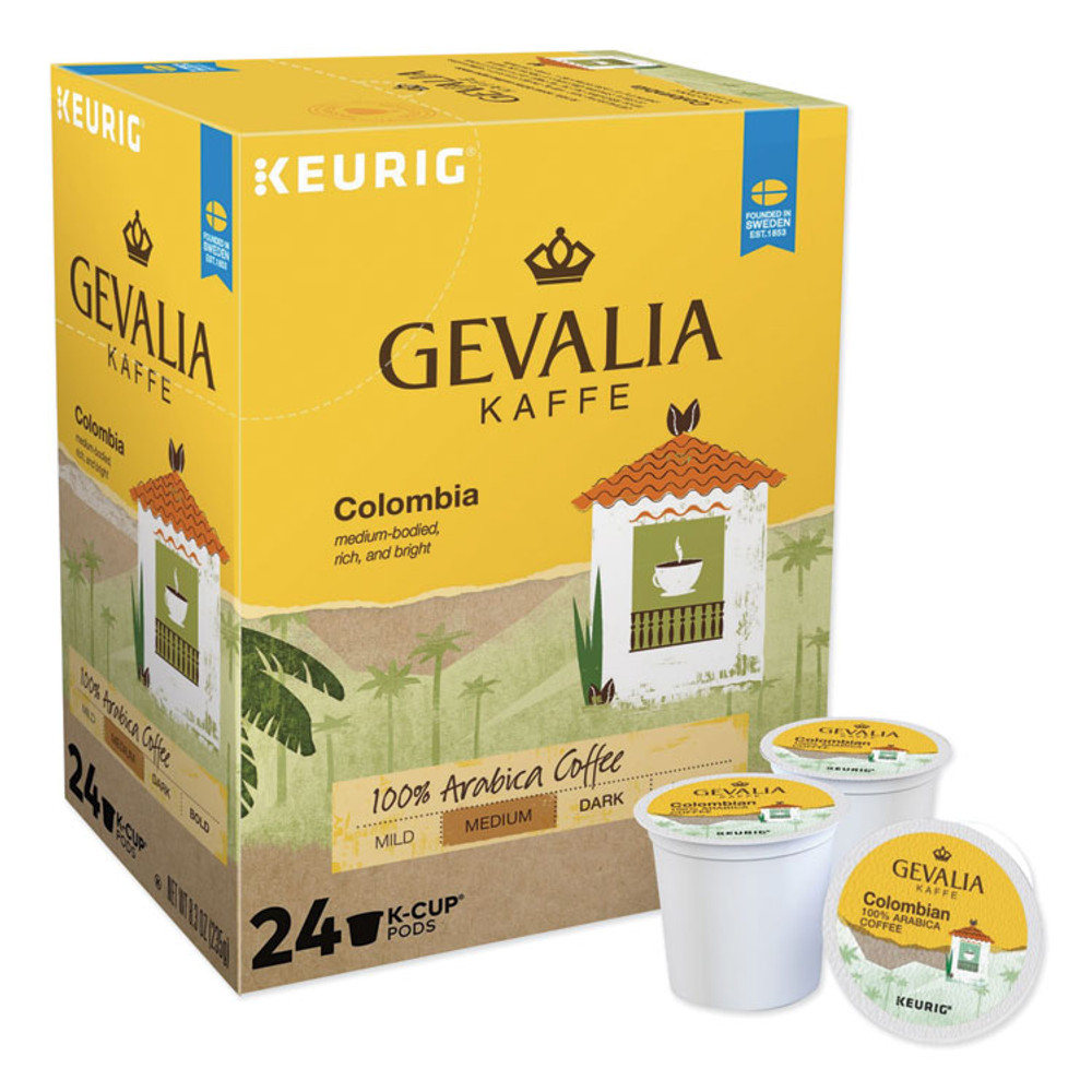 KEURIG DR PEPPER Gevalia® 5304 Kaffee Colombia K-Cups, 24/Box