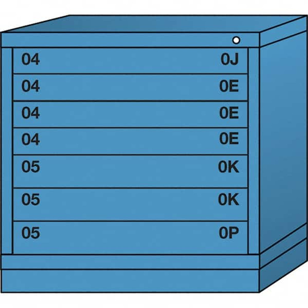 Lyon BBM313030000AIL Standard Table Height - Multiple Drawer Access Steel Storage Cabinet: 30" Wide, 28-1/4" Deep, 30-1/8" High