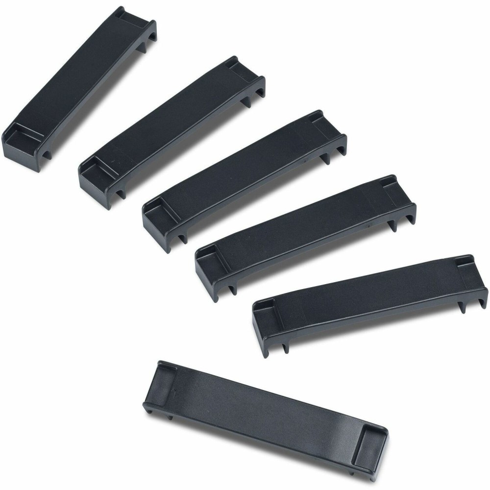 AMERICAN POWER CONVERSION CORP AR7582A APC NetShelter Cable Management, Vertical Cable Manager, Cable Retainer, for NetShelter SX 750mm W, Set of 6, 109 x 13 x 23 mm - Cable Retainer - Black - 1 Each - TAA Compliant