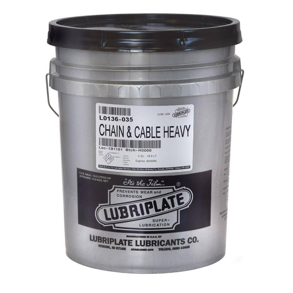 Lubriplate L0136-035 5 Gal Pail General Purpose Chain & Cable Lubricant