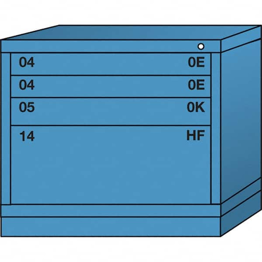 Lyon BBM2730301004IL Standard Desk Height - Multiple Drawer Access Steel Storage Cabinet: 30" Wide, 28-1/4" Deep, 26-7/8" High