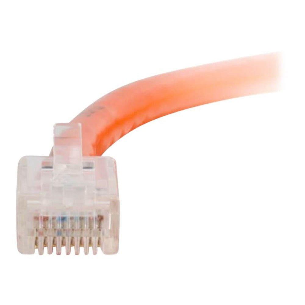 LASTAR INC. C2G 00583  75ft Cat5e Non-Booted Unshielded (UTP) Network Patch Cable - Orange - 75 ft Category 5e Network Cable for Network Device - First End: 1 x RJ-45 Network - Male - Second End: 1 x RJ-45 Network - Male - Patch Cable - Orange