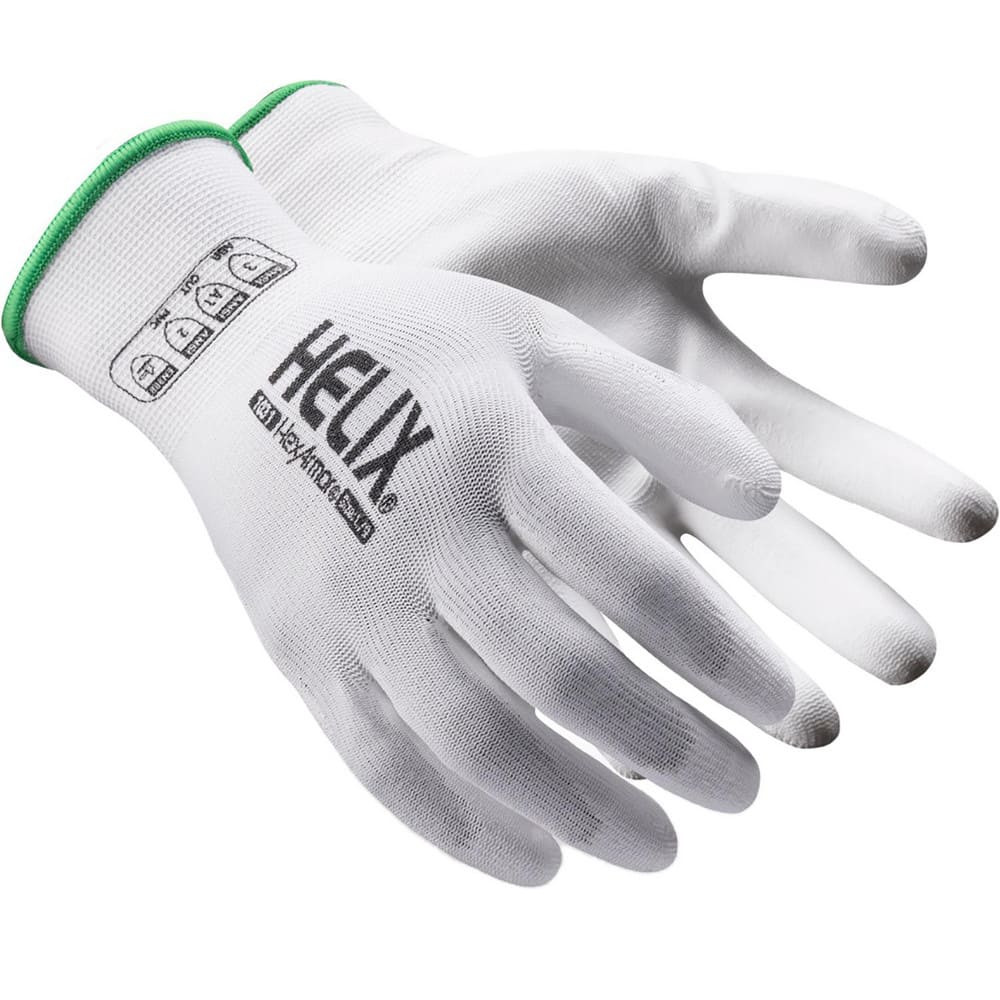 HexArmor. 1031-S (7) Cut & Puncture Resistant Gloves; Glove Type: Cut-Resistant; Puncture-Resistant ; Coating Coverage: Palm & Fingers ; Coating Material: Polyurethane ; Primary Material: Polyester; Polyurethane ; Gender: Unisex ; Men's Size: Small