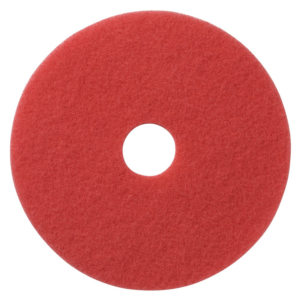 AMERICO MANUFACTURING CO., INC. Americo 404417  Buffing Floor Pad, 17in Diameter, Red, Box of 5