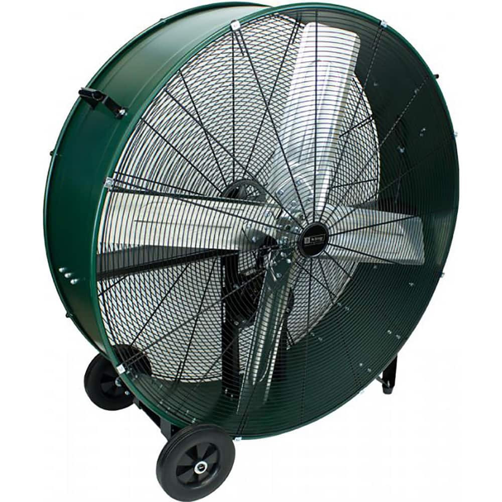 King Electric DFC-48B Blower Fan: 17,800 CFM, Belt Drive, Drum Fan